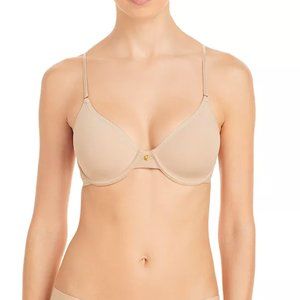Natori Beige Understated Contour Underwire T-shirt Bra 32DDD